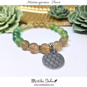 Mistična zapestnica - Fluorit