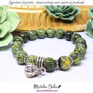 Zapestnica Serpentin – kamen notranje moči, zaščite in preobrazbe
